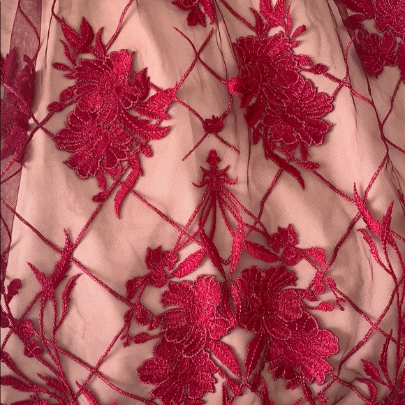 SOLD Marchesa Notte Embroidered Tulle Dress size 6 - Picture 13 of 14